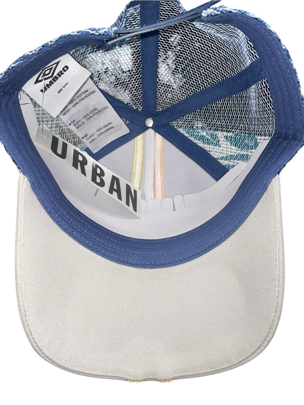 Urban Outfitters x Umbro Exclusive Trucker Snapback NWT - Picture 6 of 7